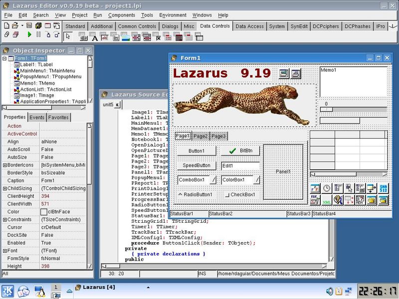 Lazarus free pascal database